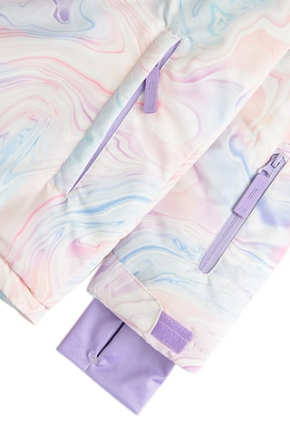 Ski-jasje Tie and Dye - Paars