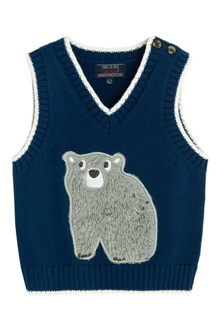 Mouwloos Vest - Marineblauw