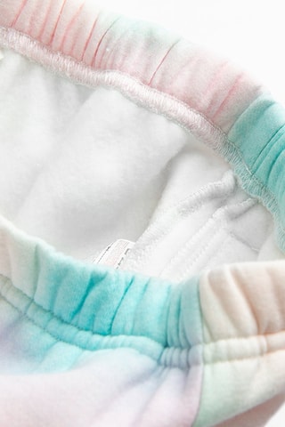 Joggingbroek tie and dye effect- Poederroze