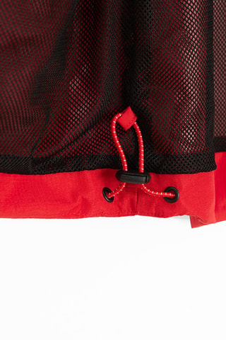 Windjack met capuchon NASA- Rood