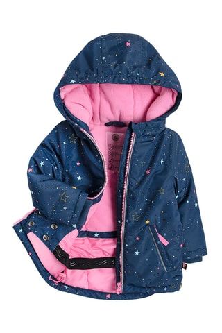 Tuinbroek en Ski-Jasje met Capuchon - Roze en Blauw