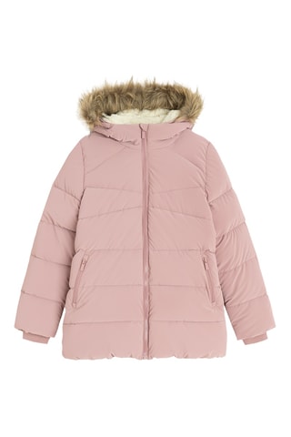 Doudoune à capuche - Rose
