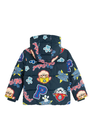 Gewatteerde Jas met capuchon Paw Patrol - Marineblauw