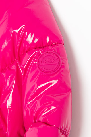 Gewatteerde Jas met Capuchon - Fuchsia