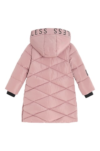 Gewatteerde Jas met Capuchon - Roze