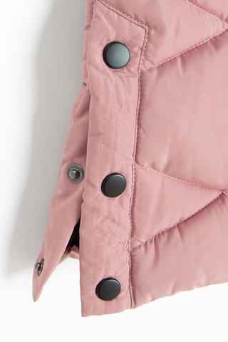 Gewatteerde Jas met Capuchon - Roze