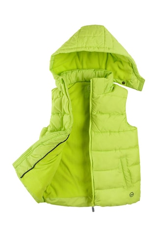 Doudoune sans manches Vert citron