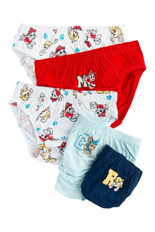 5 slips Pat’Patrouille - Blanc et rouge
