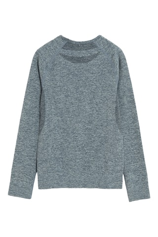 T-shirt - Gemêleerd Lichtgrijs