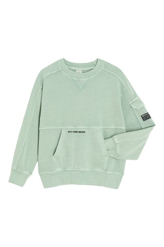 Sweater - Zeegroen