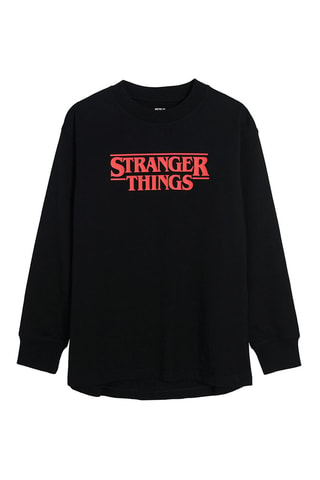 Sweater Stranger Things Zwart