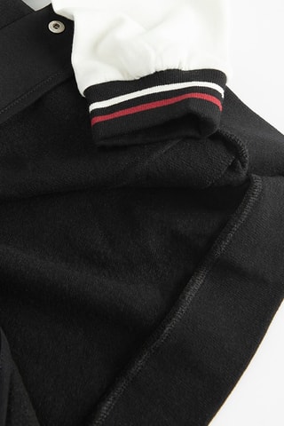 Sweater met capuchon - Zwart