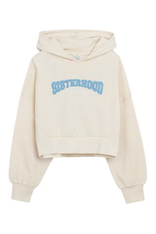 Sweat à capuche - Beige