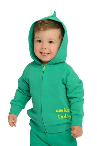 Sweater met capuchon - Groen