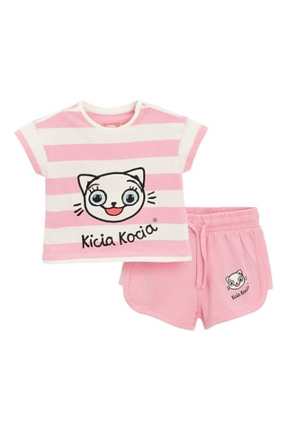 T-shirt en short Kicia Kocia- Roze