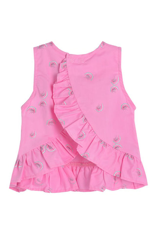 Blouse en Short Fuchsia