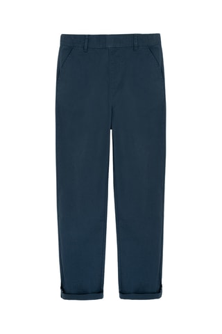 Polo en Broek- Wit en Marineblauw