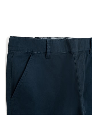 Polo en Broek- Wit en Marineblauw