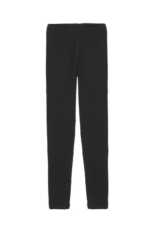 2 leggings - Noir et rose