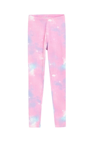 2 leggings - Noir et rose