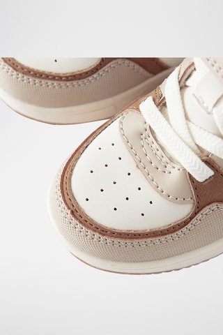 Baskets montantes Tom et Jerry - Beige