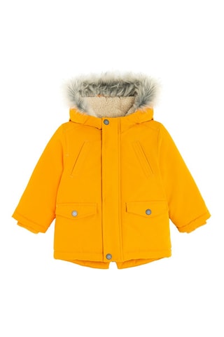 Parka à capuche - Jaune