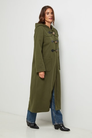 Dufflecoat met Capuchon  - Kaki