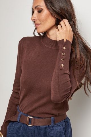 Jersey de cachemir - Marrón claro