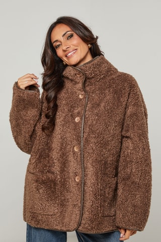 Chaqueta reversible - Marrón