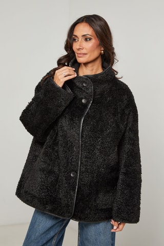 Chaqueta reversible - Negro