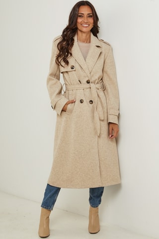 Abrigo largo - Beige