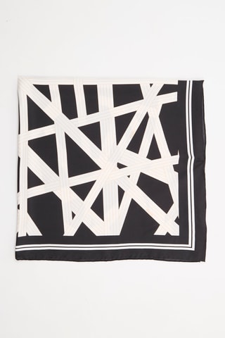 Fular de seda - Negro - Negro