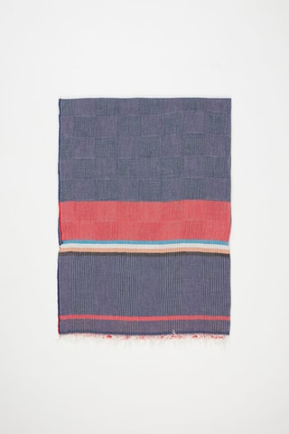 Estola - Gris jaspeado y coral - Multicolor