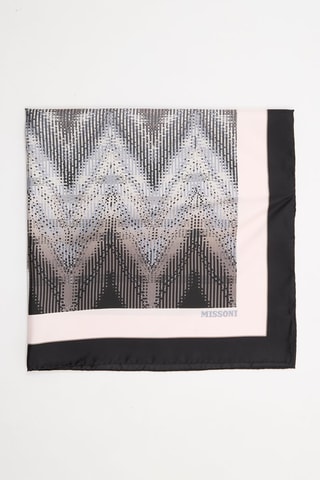 Fular de seda - Negro - Negro