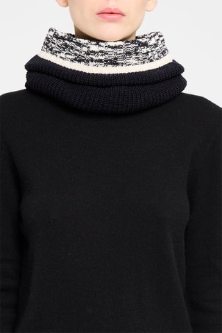 Cuello de lana - Negro - Multicolor