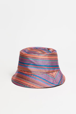 Gorro bucket - Rosa y naranja - Rosa
