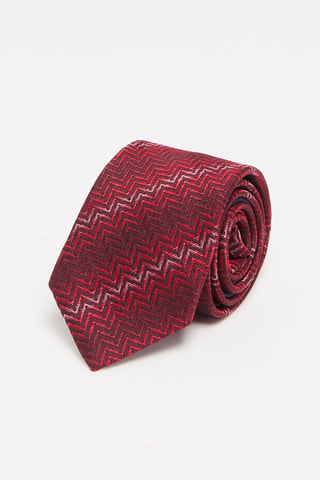 Corbata de seda - Rojo - Rojo