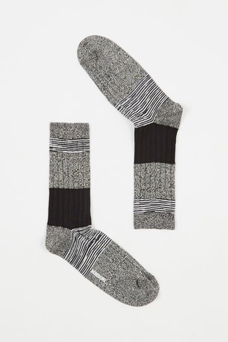 Calcetines - Negro jaspeado  - Negro