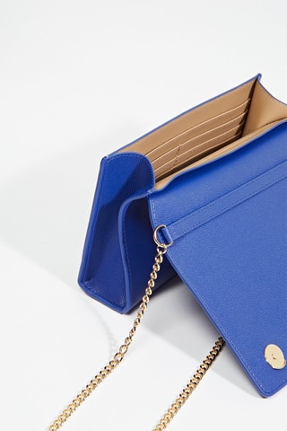 Sac bandoulière - Bleu et doré