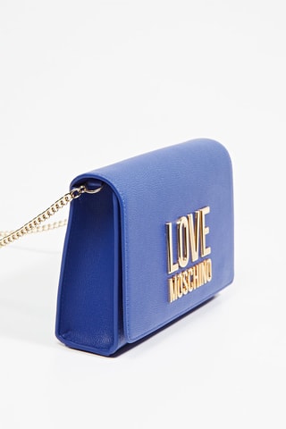 Sac bandoulière - Bleu et doré