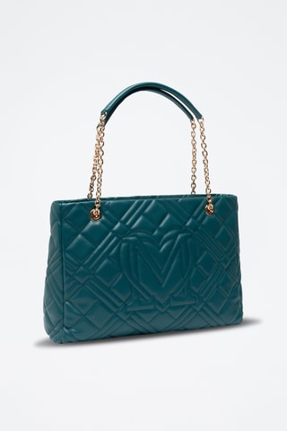 Sac porté épaule - Bleu canard