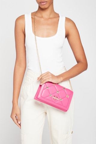Sac bandoulière - Doré et rose