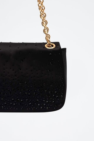 Sac porté épaule - Noir et doré