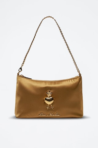Sac porté épaule - Marron et doré