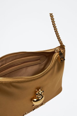 Sac porté épaule - Marron et doré
