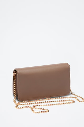 Portefeuille en cuir - Taupe
