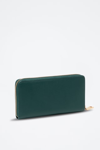 Compagnon en cuir - Bleu canard