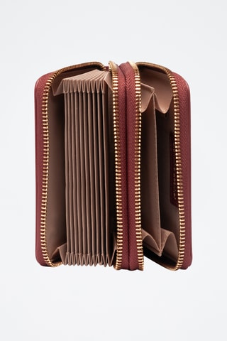 Portefeuille en cuir - Bordeaux