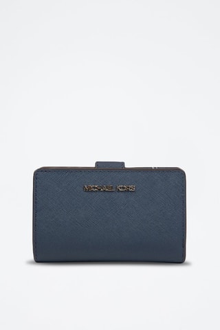 Leren Portefeuille - Marineblauw - Blauw