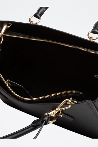 Leren Handtas Marilyn - Zwart